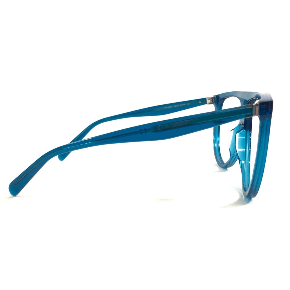 Celine Eyeglasses Frames CL41435/S T9185 Transparent Blue Full Rim 51-14-145
